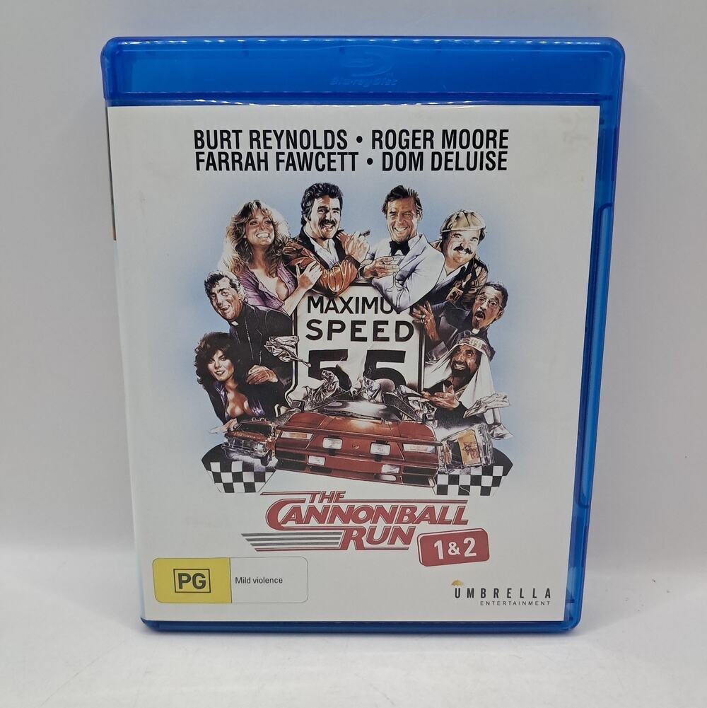 The Cannonball Run / Cannonball Run II (Blu-ray) *BROKEN CASE* Umbrella